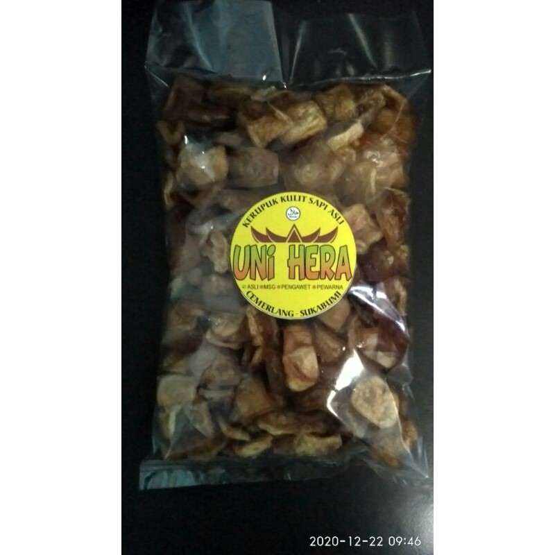 

kerupuk kulit sapi uni Hera 100gr