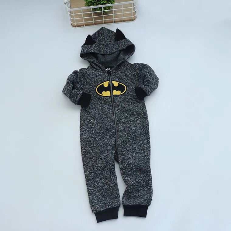 BAJU ONESIE SUPERHERO BAYI ANAK BATMAN KELELAWAR BAT MARVEL KOSTUM IMPOR LEMBUT