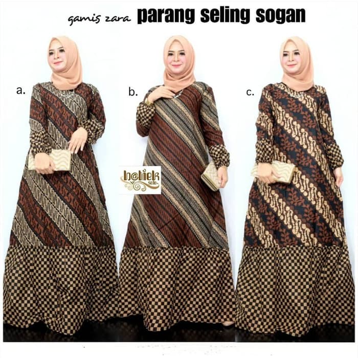 Gamis Batik Busui Parang Seno Lawasan