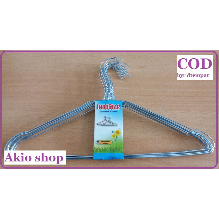 Hanger kawat ( isi 10pcs )