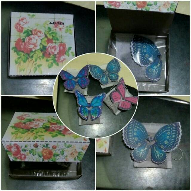 

Souvenir lucu unik teh kupu kupu