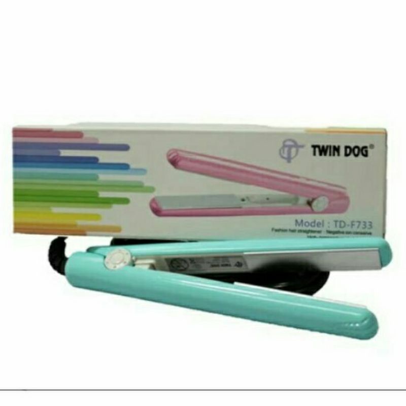 Twindog , TD 733 , Twin Dog , Catok , Catokan Rambut , Catok rambut