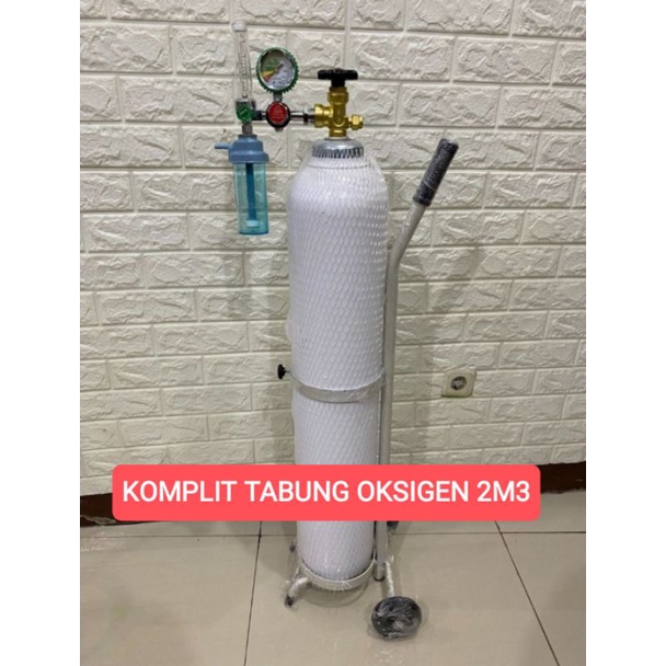 Tabung oksigen 2m3 Tabung set oksigen medis