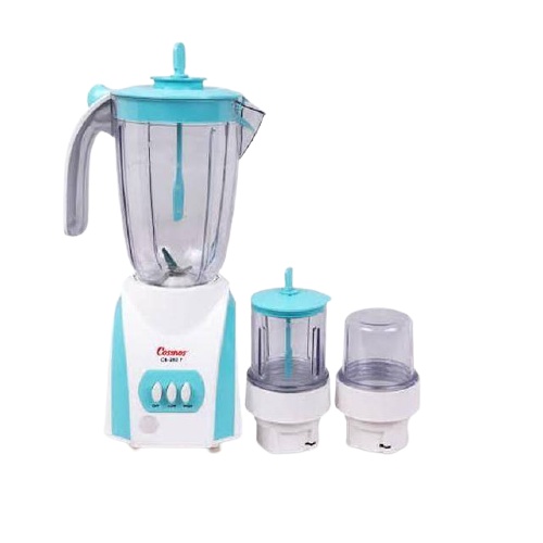 Cosmos CB-282 P Blender Plastik Jumbo + Wet &amp; Dry Mill 3in1 2 Liter / CB282 P / CB 282 P / CB 282P - Biru