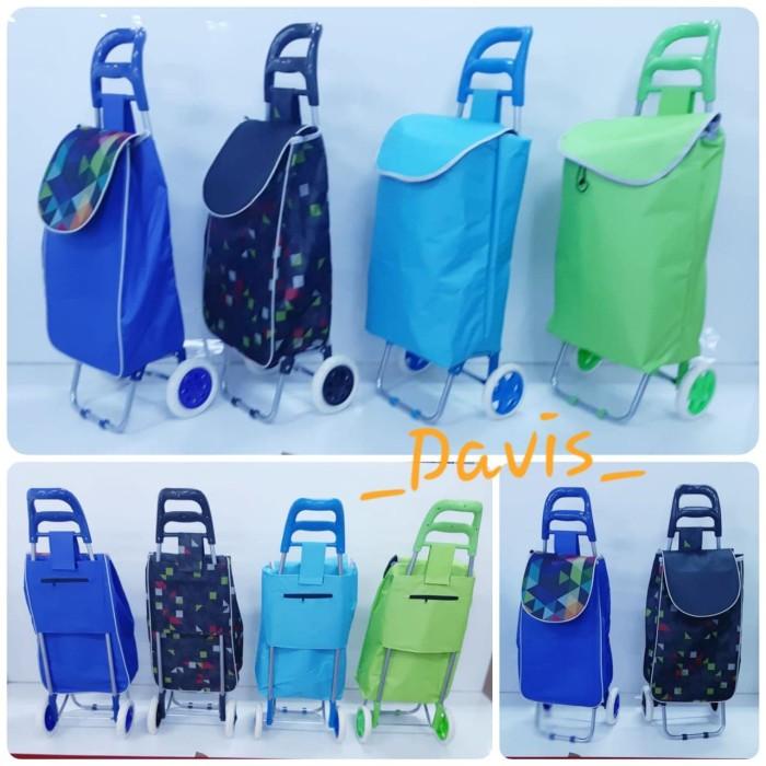 tas trolly belanja shopping/troli belanja keranjang supermarket roda 2