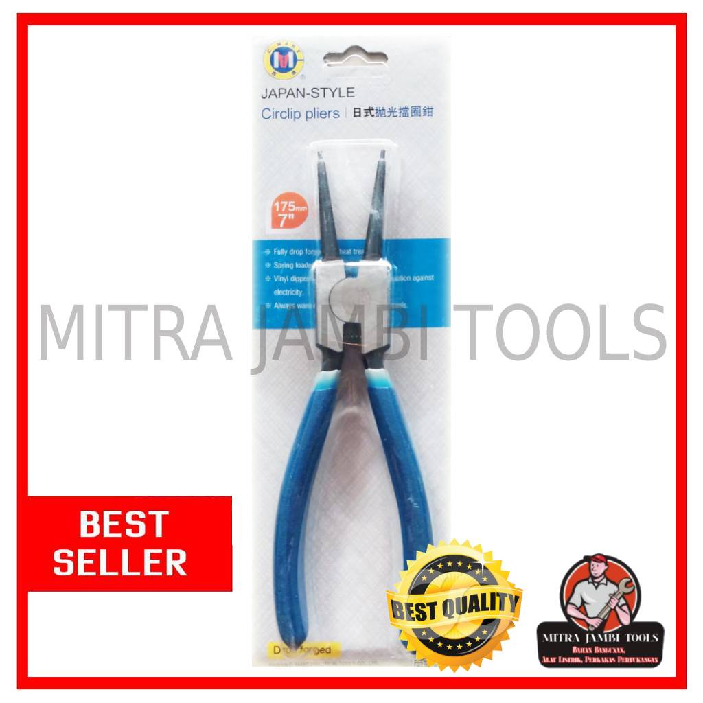 TANG SNAP RING LURUS BUKA C MART JAPAN STYLE / EXTERNAL STRAIGHT CIRCLIP PLIERS