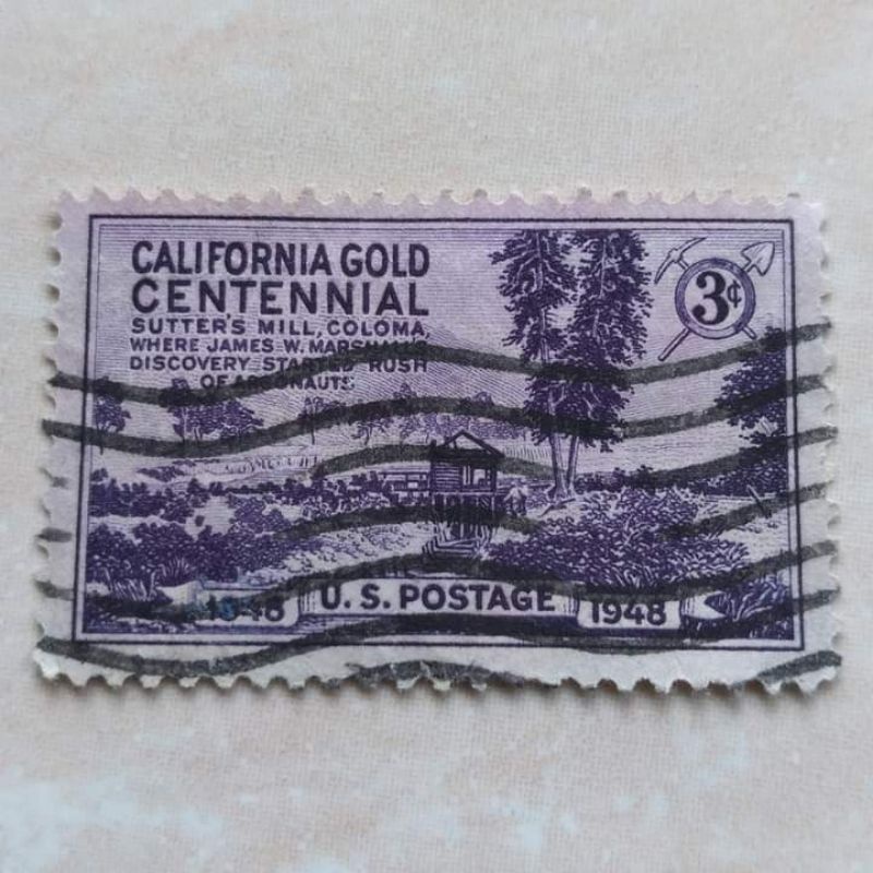 

Perangko Kuno USA Amerika 1948 - California Gold Centennial
