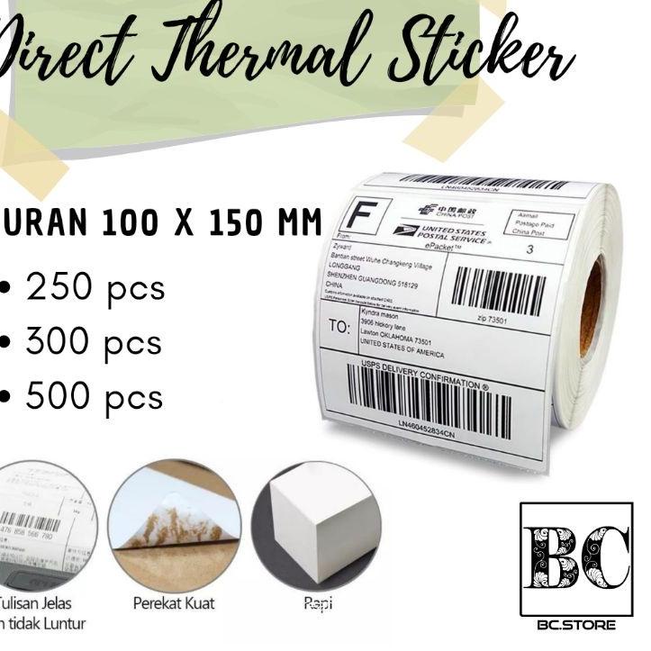

Terjangkau - Kertas Thermal Sticker/Label sticker thermal 100 x 150 MM Bare UK A6 Murah ✔