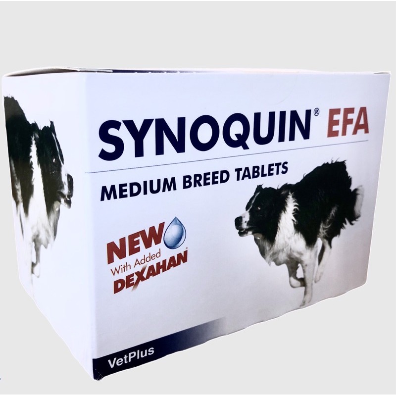 SYNOQUIN EFA MEDIUM BREED TABLETS New With added DEXAHAN, 120 tablets