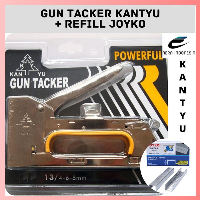 

New Best Seller Stapl | Stapler Tembak Gun Tacker / Guntacker Kangaro Ts-610R