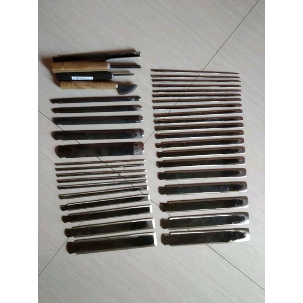 tatah ukir full set 39 bilah