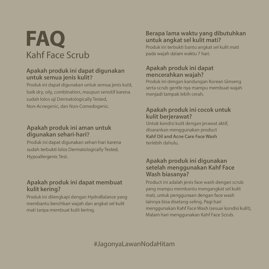 Kahf Gentle Exfoliating Face Scrub 100 ml