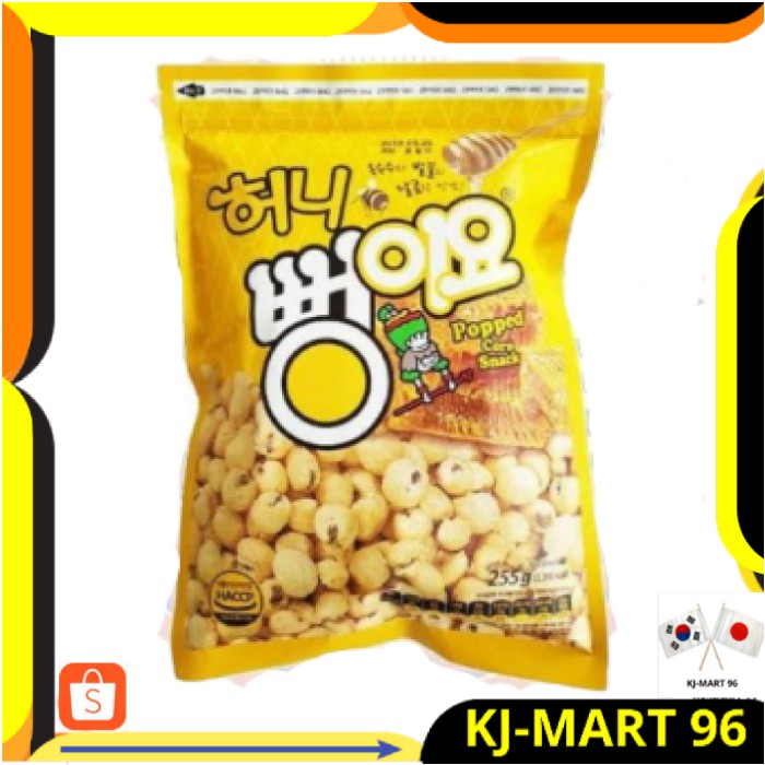 

MAKANAN KOREA/KOREAN FOOD/SNACK KOREA MAMMOS PPONGIYO HONEY CORN-CAMILAN JAGUNG RASA MADU IMPORT ORI