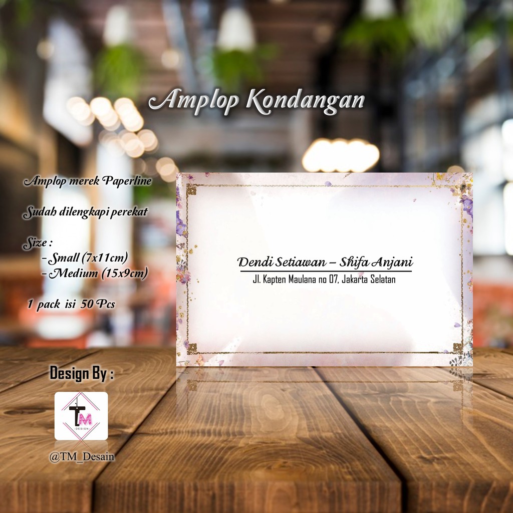 

Kode D14 - Amplop Kondangan isi 50pcs - TM_Desain