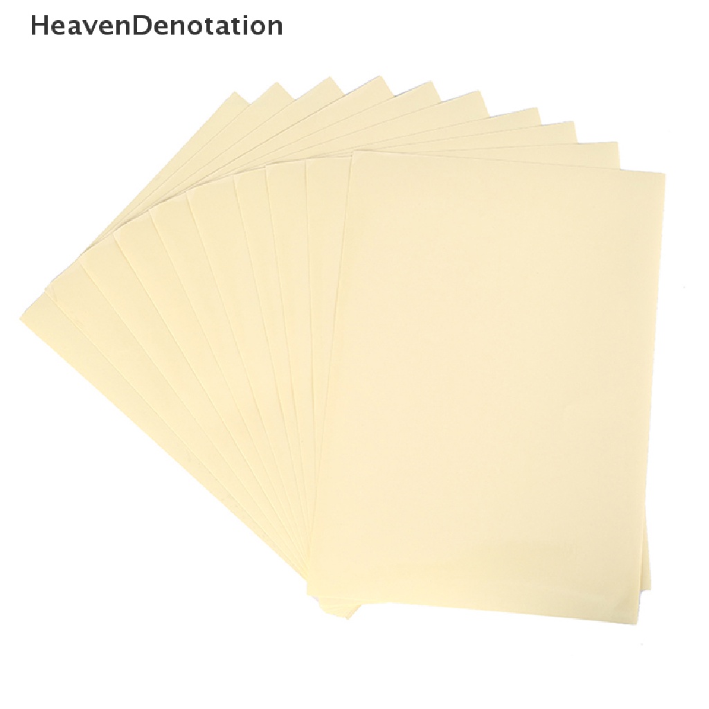 [HeavenDenotation] 10pcs a4 clear transparent film self adhesive sticker paper for laser printer