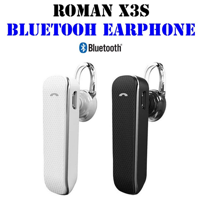 Headset Bluetooth High End Stereo Wireless Earphone Handsfree Roman X3S X2S