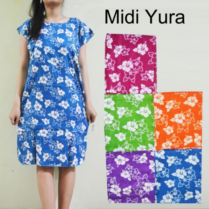 Daster Bali Murah Midi Yukensi Tanpa Lengan Bahan Katun Rayon Motif Bali Grosir Murah Tidak Ecer