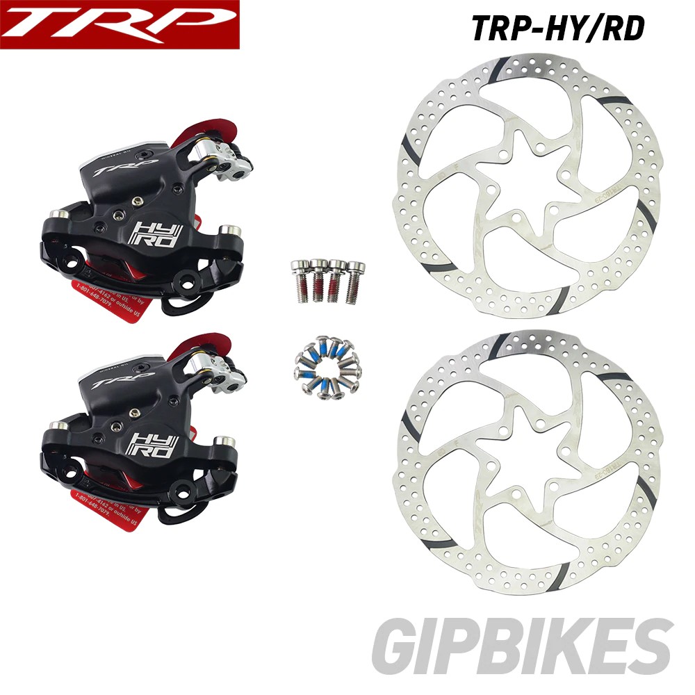Import TRP HY/RD Post Mount Cable Actuated Hydraulic Disc Brake Caliper 160mm w/ or w/o Rotor Front