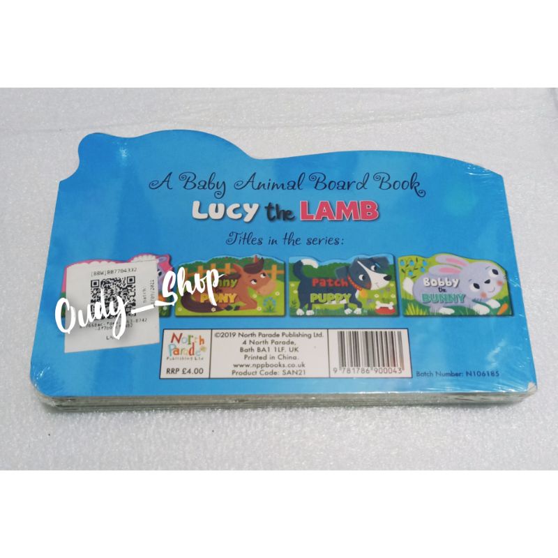 A Baby Animal Board Book Lucy The Lamb Buku Cerita Anak Impor Murah