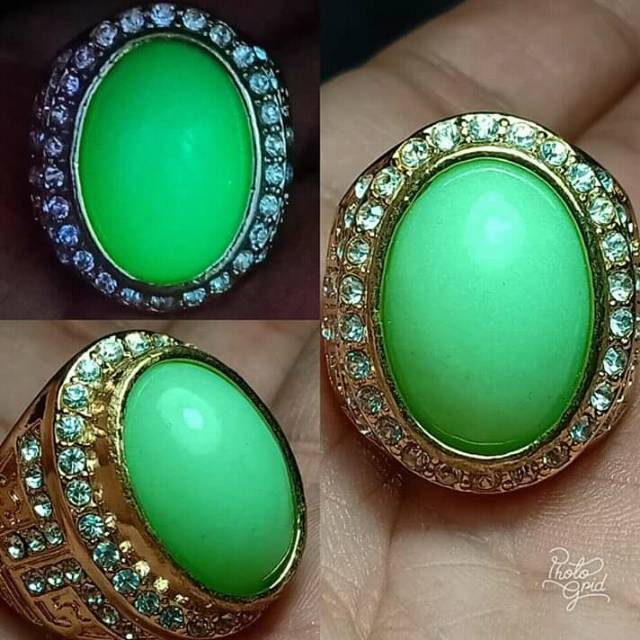 Cincin batu  Fosfor hijau HQ