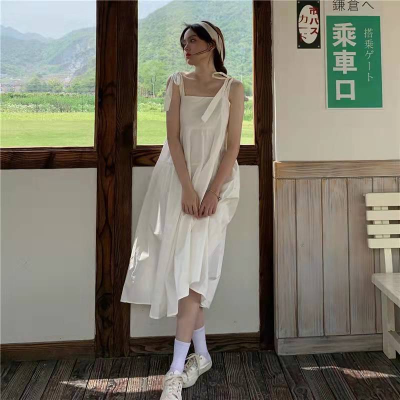 TBI Long Dress Korea Juno Loose Dress Model Import Street Style Oversized