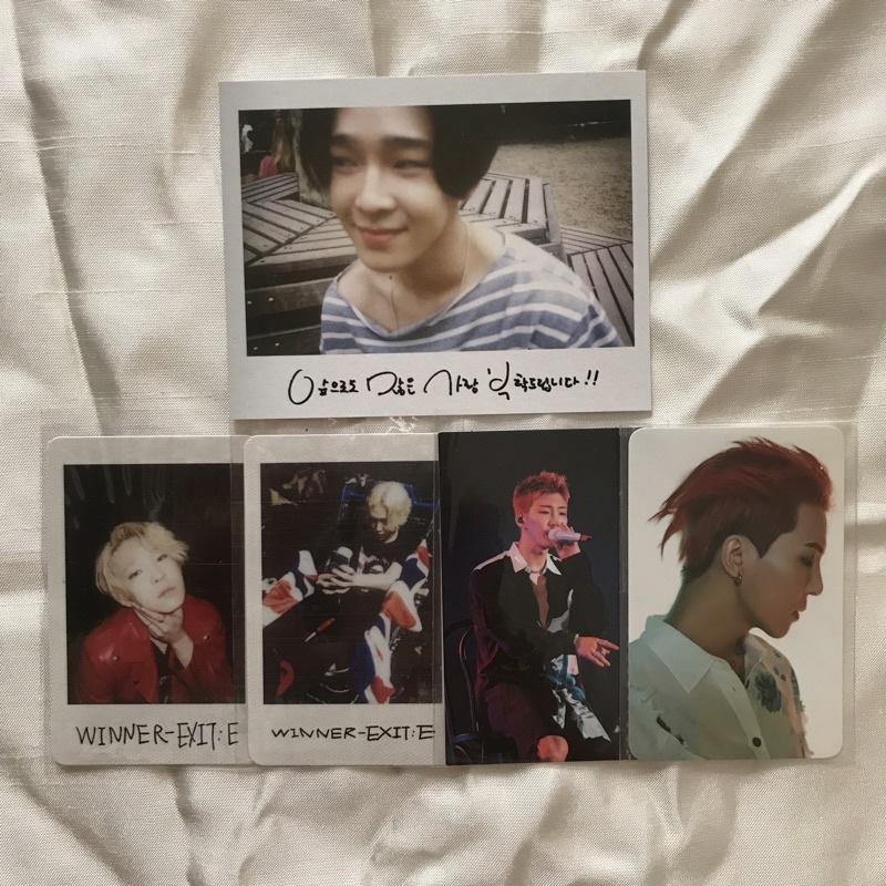 Winner PC Photocard Hoony Everyday Tour Encore DVD; Mino Ktown Benefit Take; Nam Taehyun Debut 2014 