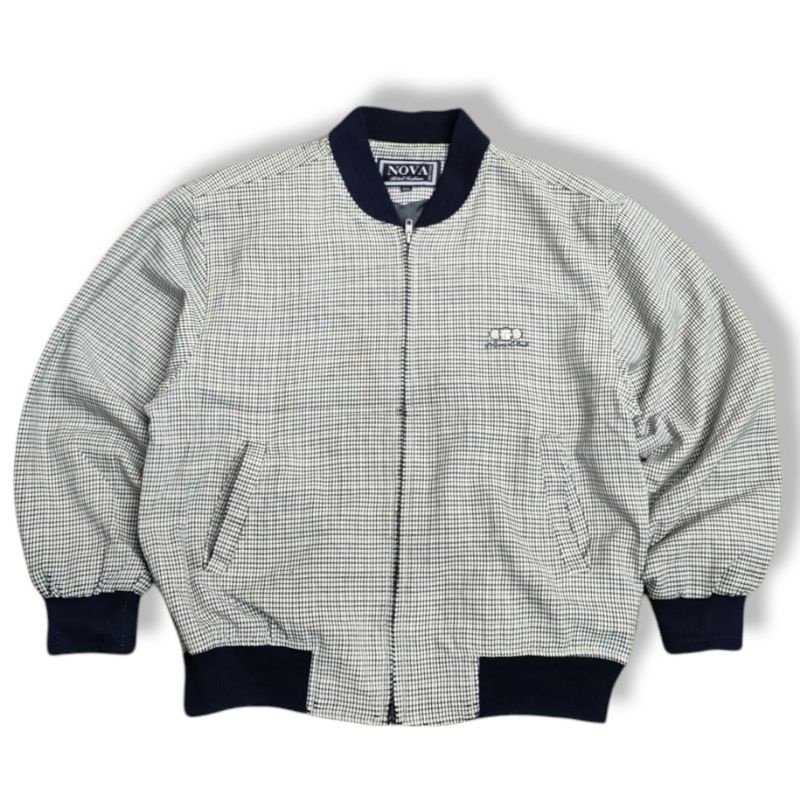 Jaket Vintage Nova Tartan Size XL Second Original