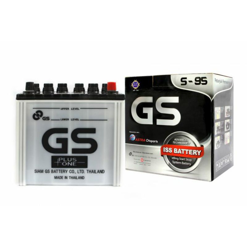 Aki MOBIL GS ASTRA Start Stop Battery S95 untuk Toyota Alphard dan Lexus NX200