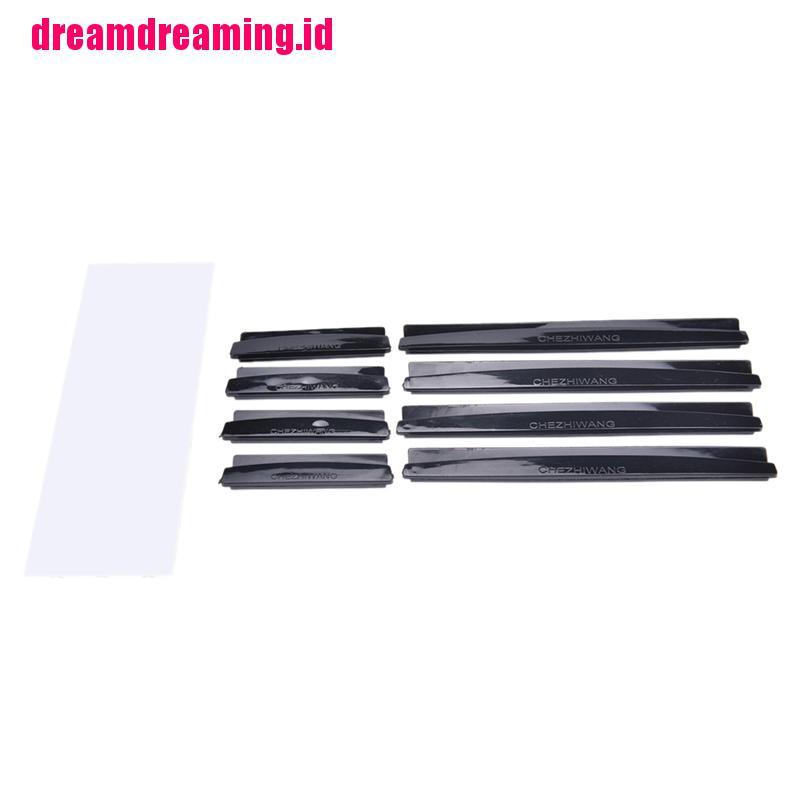 Ddid 8pcs Strip Pelindung Pinggiran Pintu Mobil Anti Gores