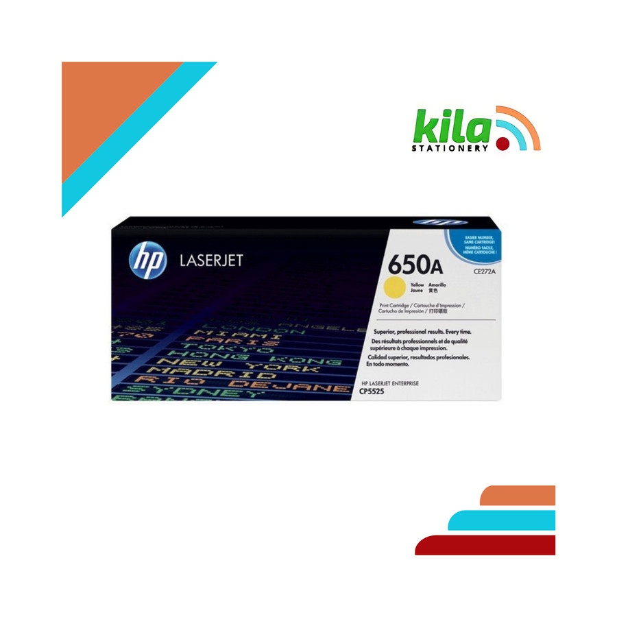 Toner HP LaserJet 650A ( CE272A ) Yellow = HP Colour LaserJet CP5525, M750n, M750dn, M750xh