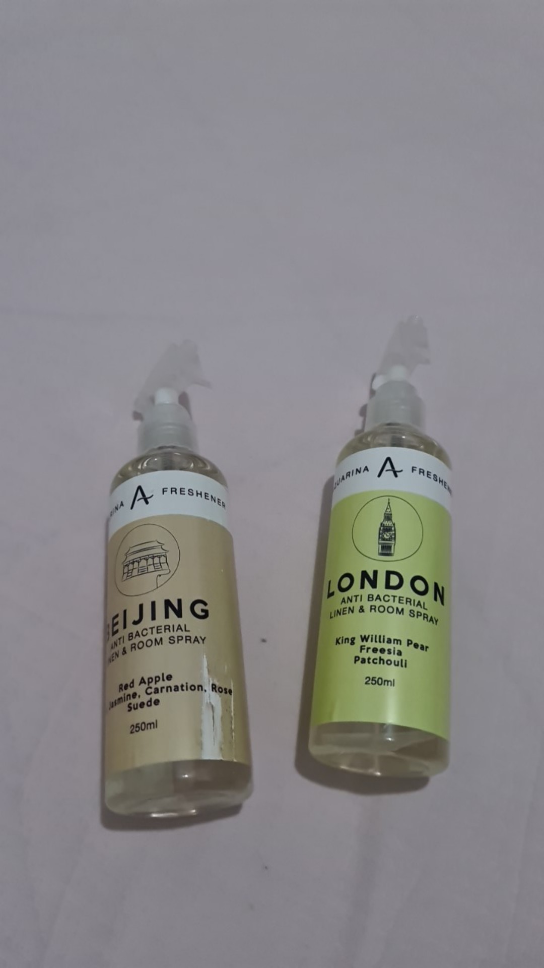 Aquarina Linen Spray Room Fabric Freshener Anti Bacterial Premium Pewangi Pakaian Parfum Ruangan