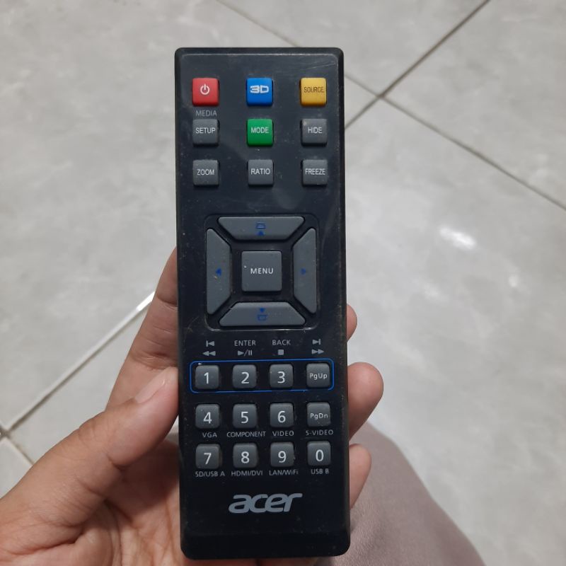 REMOTE REMOT PROYEKTOR PROJECTOR ACER E-26171 ORIGINAL ASLI