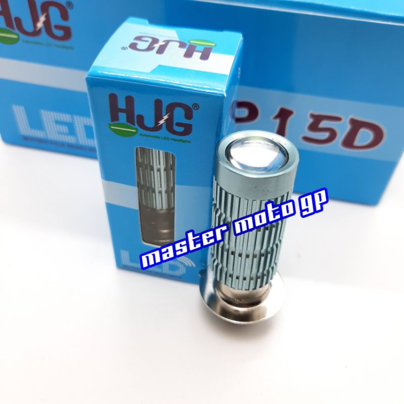 LED H6 LASER  HJG bholam depan laser luxion H6 high low yellow - putih Merek HJG