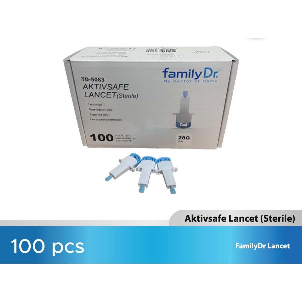 FAMILYDR AKTIVSAFE LANCET STERILE 100PCS