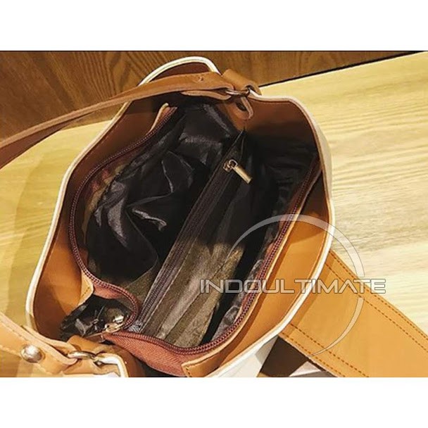 2IN1 Tas Selempang Wanita KULIT IMPORT LL0413 Sling Bag Wanita Tas Wanita Tas Import Wanita Tas Bahu