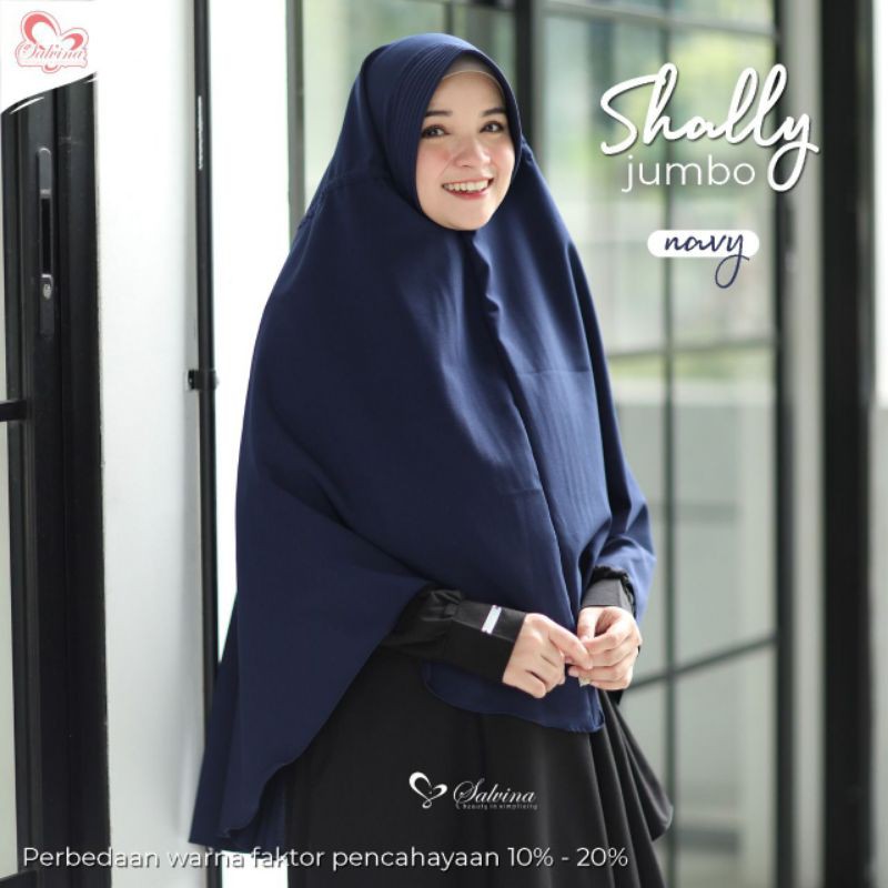 Khimar Shally/Hijab Bergo by Salvina ORIGINAL