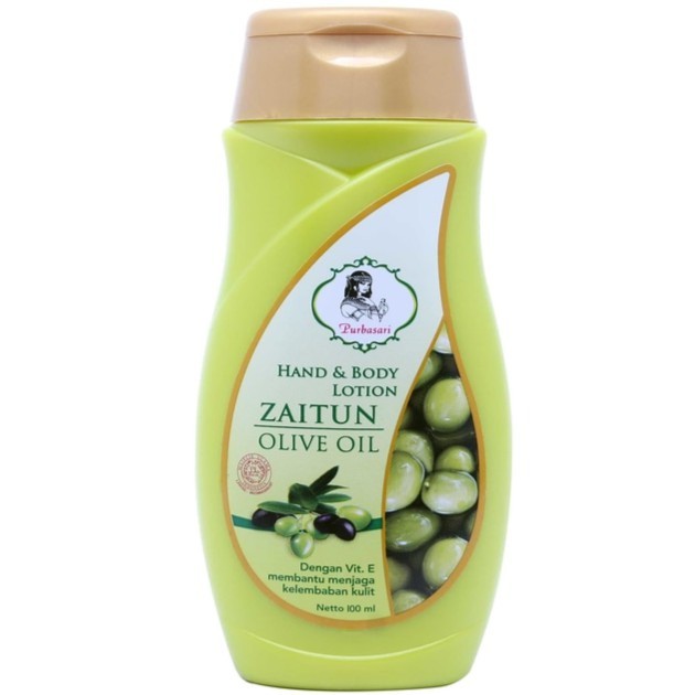 PURBASARI Hand And Body Lotion Zaitun 100ml / Lotion Pemutih Badan BY AILIN