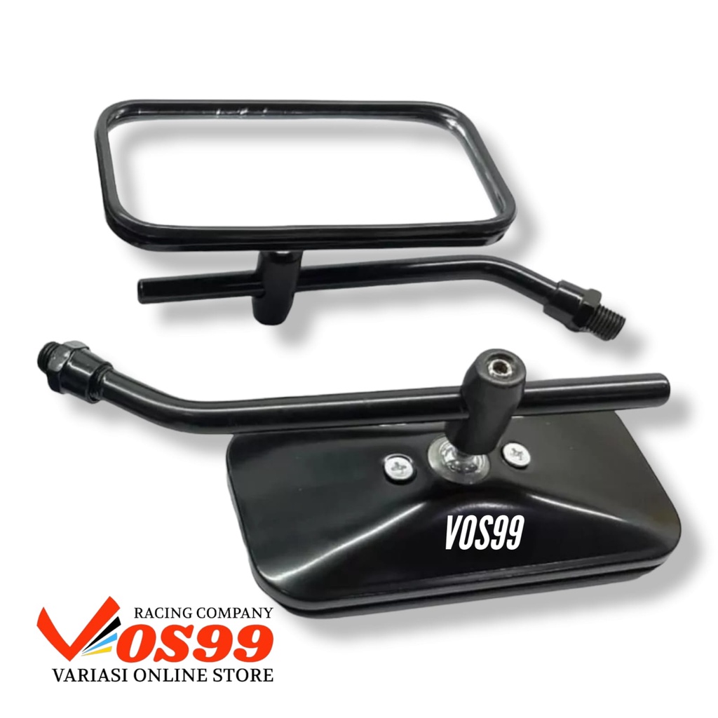 SPION RETRO KLASIK MODEL KOTAK BISA UNTUK MOTOR HONDA &amp; YAMAHA FINO BEAT MIO SCOOPY DLL