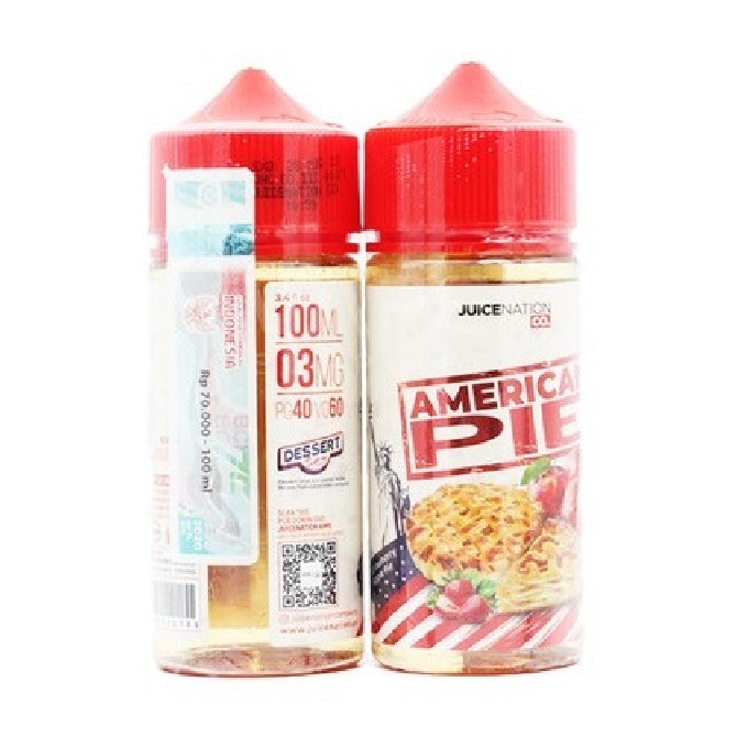 Liquid American Pie Strawberry Apple Pie 100ML by Juicenation