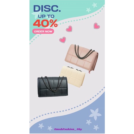 Tas Premium Cheilo Tas Wanita Kekinian Murah Tas Bahu Selempang