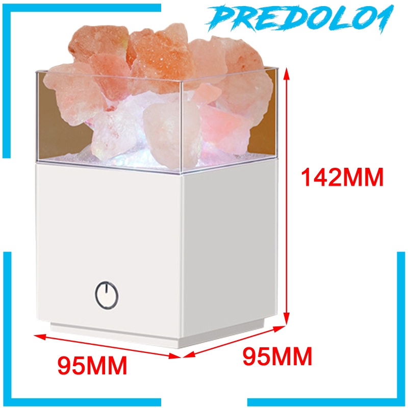 [PREDOLO1] Art Himalayan Salt Lamp Natural Pink Rock Salt Projection USB Colour Changing Nightlight Decoration