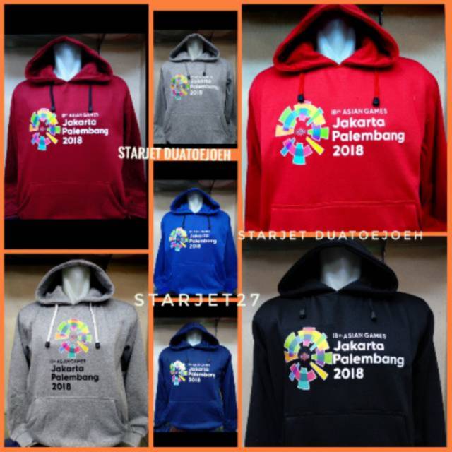 Jaket Hoodie Asian Games 2018