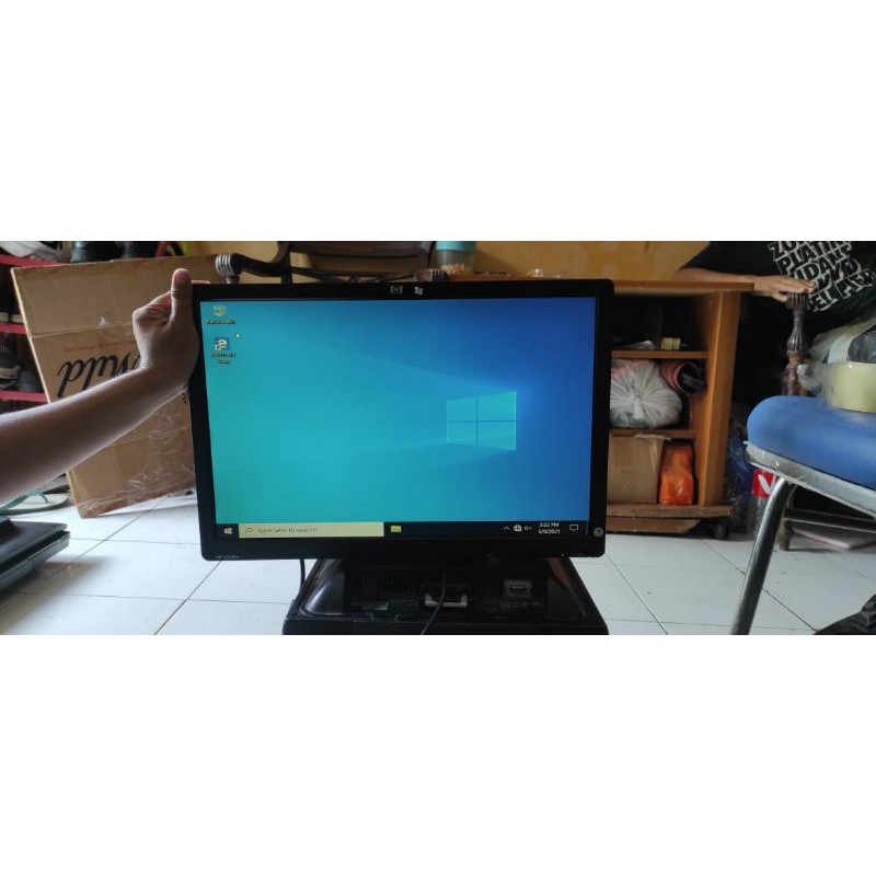 monitor lcd hp 22 in wide Le2231w minus kaki