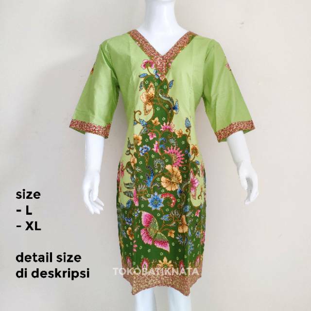 dress batik wanita terusan batik wanita