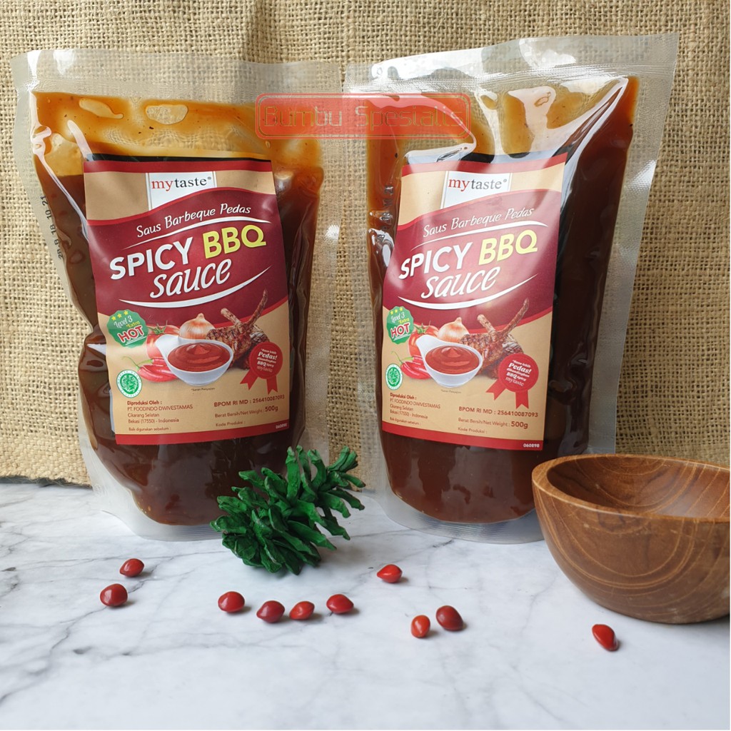 MY TASTE - Spicy Barbeque Sauce / Saus Spicy BBQ  500gr / Barbeque