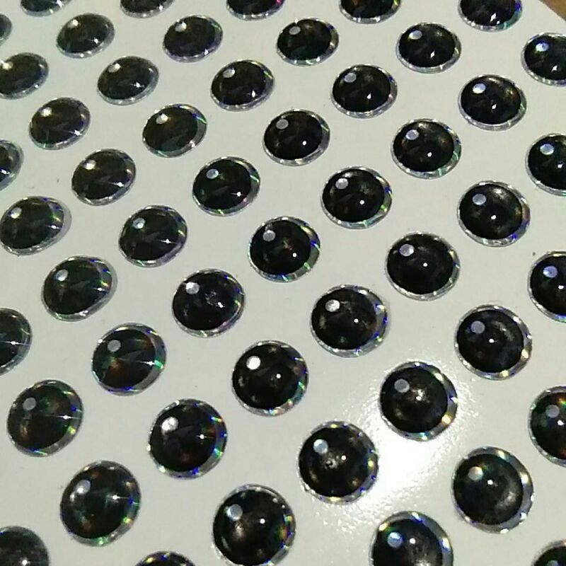 stiker mata ikan 3D mata lure 3D mata metal jig 3D 2,8mm 3,5mm 4,5mm 5,8mm