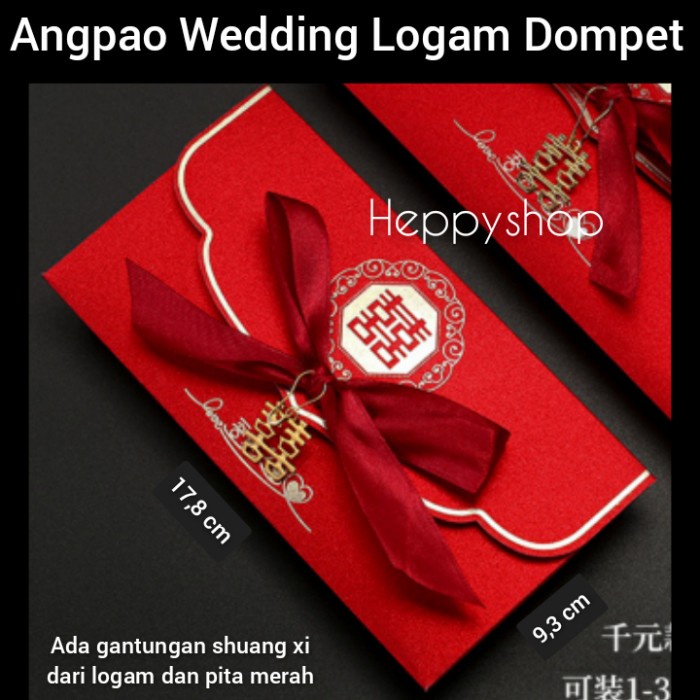 

Sale!!! Angpao Wedding Logam Dompet, Angpao Sangjit Premium Bergaransi