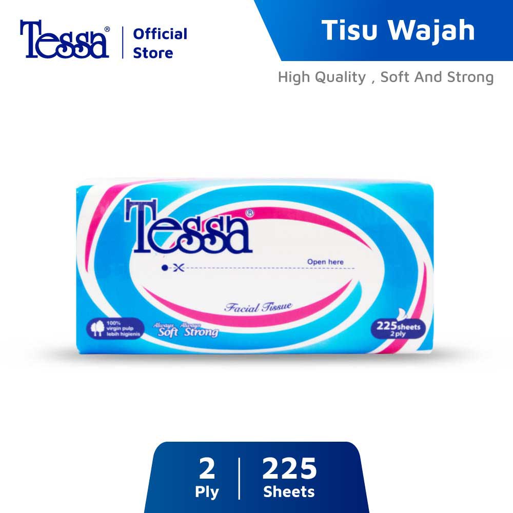 Tessa Facial Tissue 225 Sheets TP-01