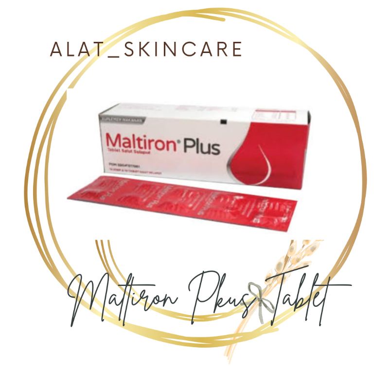 MALTIRON PLUS TABLET ORIGINAL LENGKAP DUS