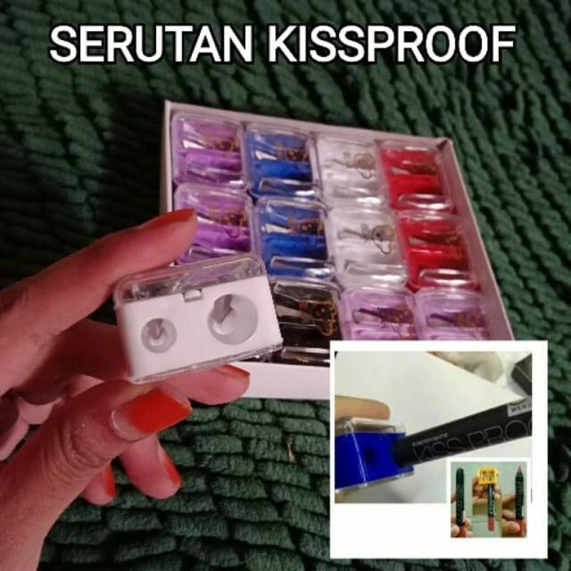 [MURAH] Serutan Kissproof 2 lubang / Rautan kissproof